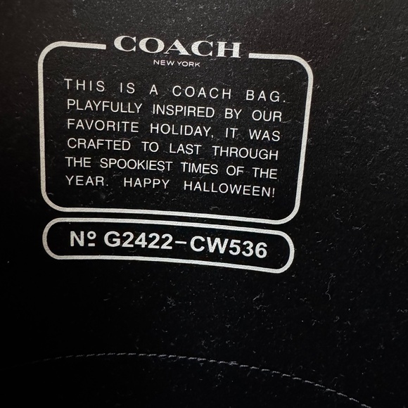 Coach  Black Cat Bucket Bag - Picture 2 of 2